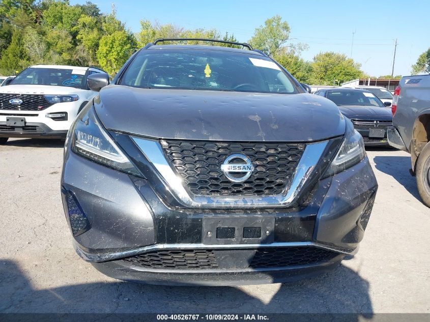 2019 Nissan Murano Sv VIN: 5N1AZ2MJ4KN130843 Lot: 40526767