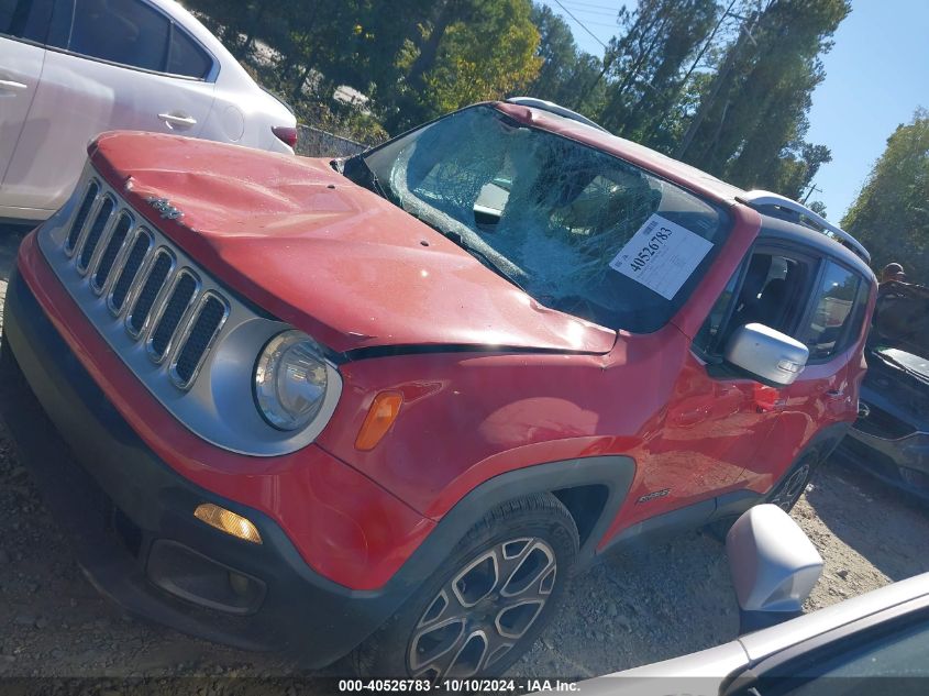 2016 Jeep Renegade Limited VIN: ZACCJADT3GPC84653 Lot: 40526783