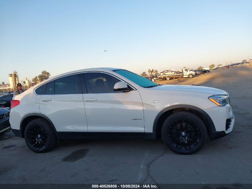 2015 BMW X4 xDrive28I VIN: 5UXXW3C5XF0M88466 Lot: 40526808