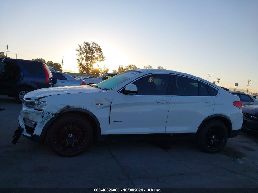 2015 BMW X4 xDrive28I VIN: 5UXXW3C5XF0M88466 Lot: 40526808