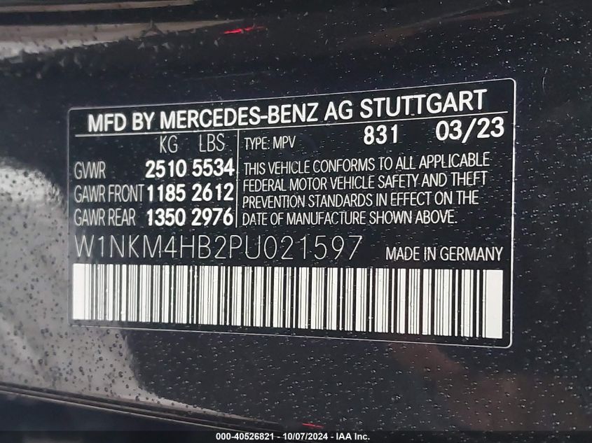 W1NKM4HB2PU021597 2023 Mercedes-Benz Glc 300 4Matic Suv