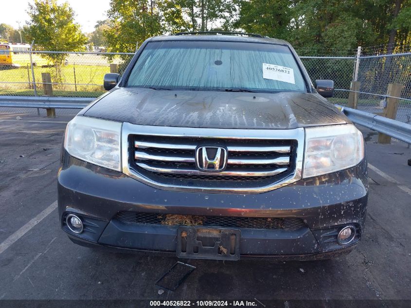 2012 Honda Pilot Ex-L VIN: 5FNYF4H54CB014059 Lot: 40526822