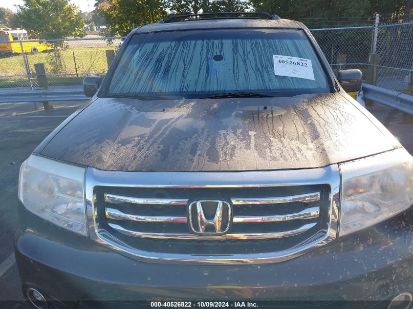 2012 Honda Pilot Ex-L VIN: 5FNYF4H54CB014059 Lot: 40526822