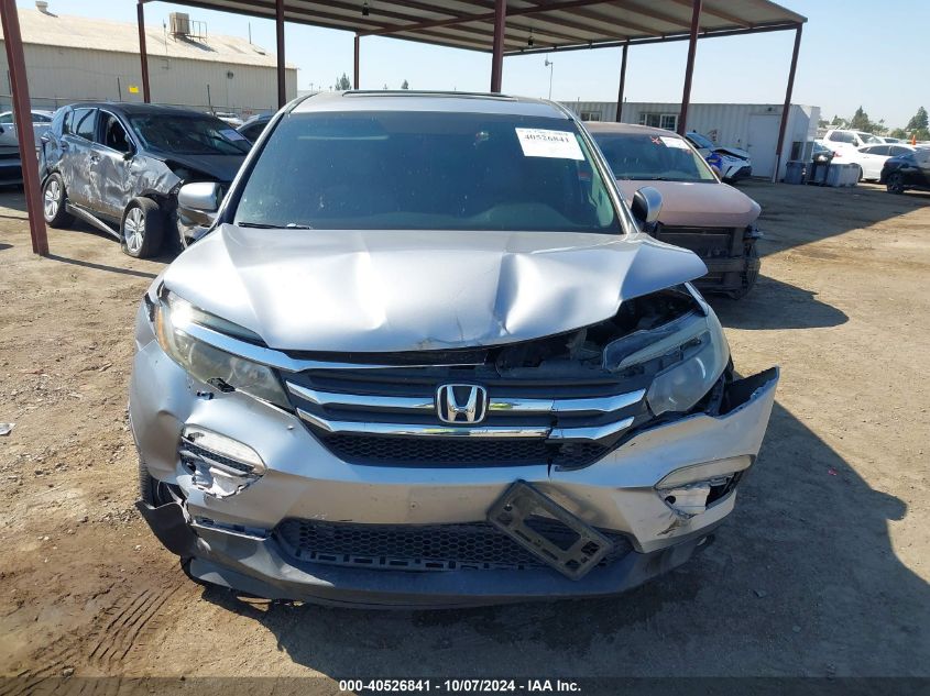 5FNYF6H59HB059100 2017 Honda Pilot Exl