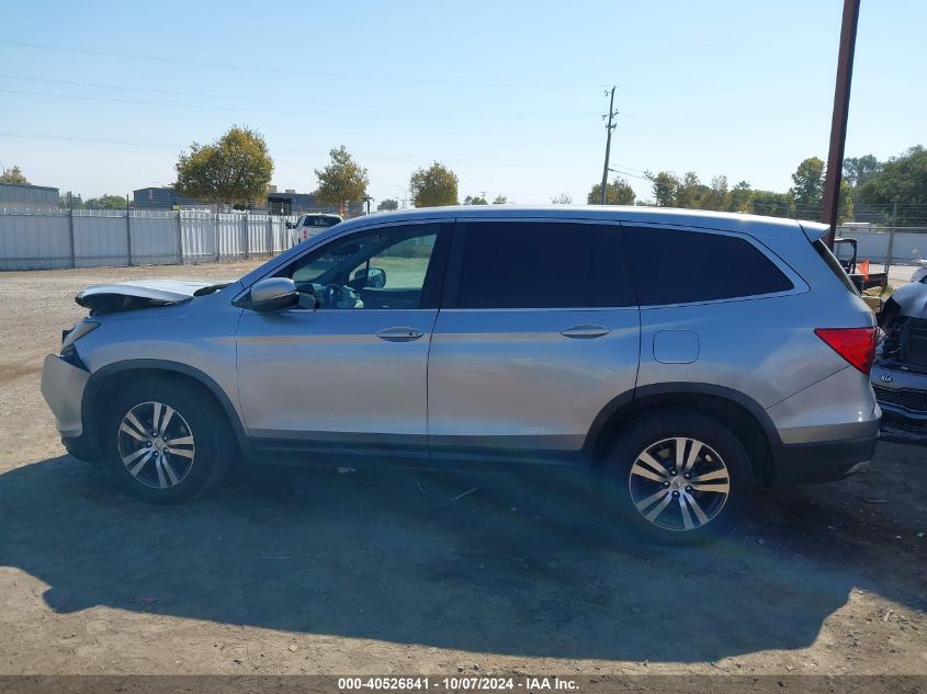 2017 Honda Pilot Ex-L VIN: 5FNYF6H59HB059100 Lot: 40526841