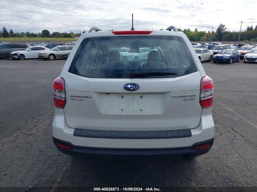 2015 Subaru Forester 2.5I VIN: JF2SJABCXFH492261 Lot: 40526873