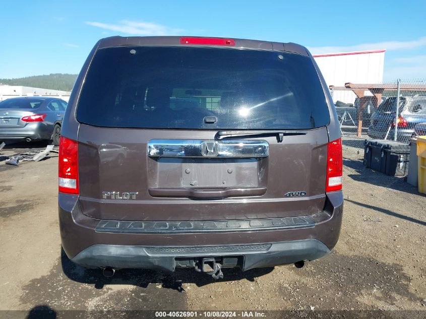 2014 Honda Pilot Lx VIN: 5FNYF4H27EB046545 Lot: 40526901