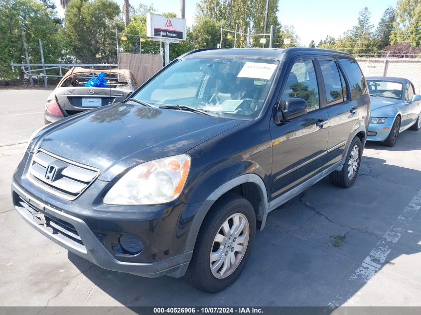 JHLRD78925C001568 2005 Honda Cr-V Se