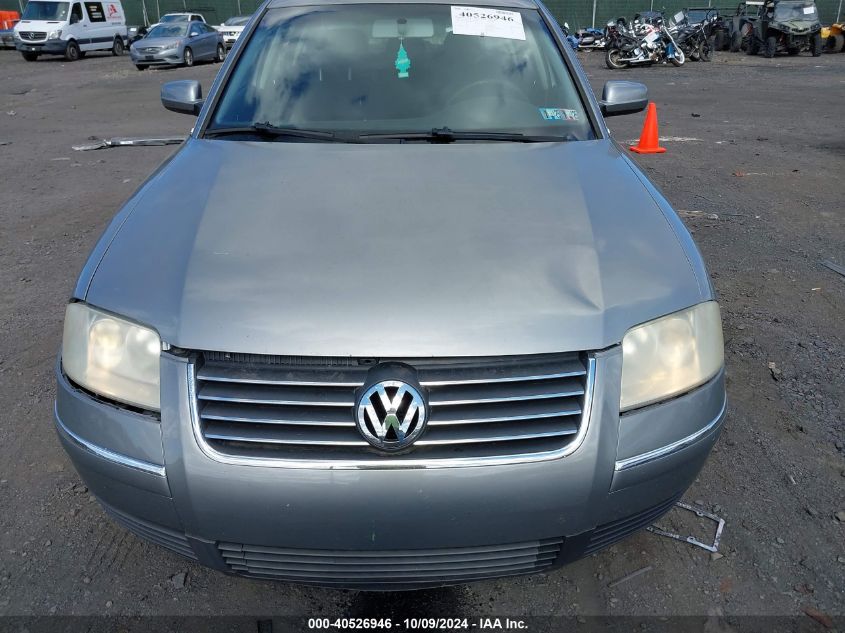 2004 Volkswagen Passat Gl VIN: WVWMD63B54E135778 Lot: 40526946