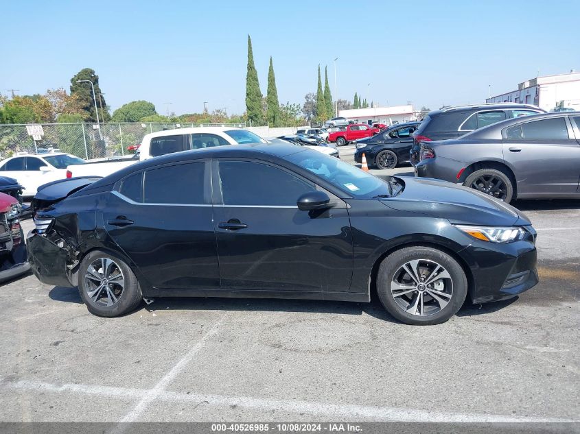 2022 Nissan Sentra Sv Xtronic Cvt VIN: 3N1AB8CV3NY300619 Lot: 40526985