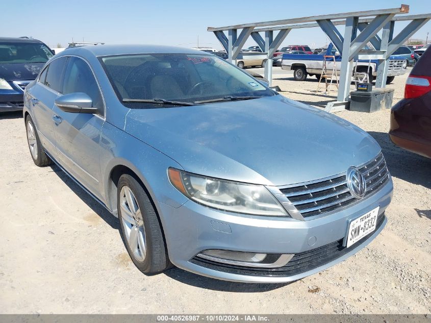 2013 Volkswagen Cc 2.0T Sport VIN: WVWBP7AN1DE509241 Lot: 40526987