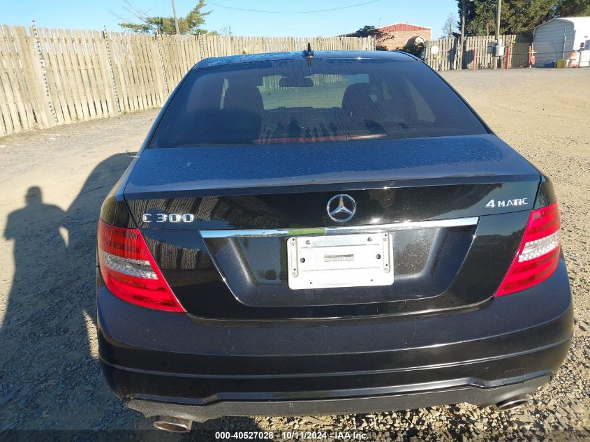 WDDGF8AB9DR300462 2013 Mercedes-Benz C 300 4Matic