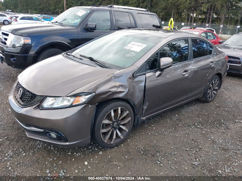 VIN 19XFB2F93EE008968 2014 Honda Civic, Ex-L no.2