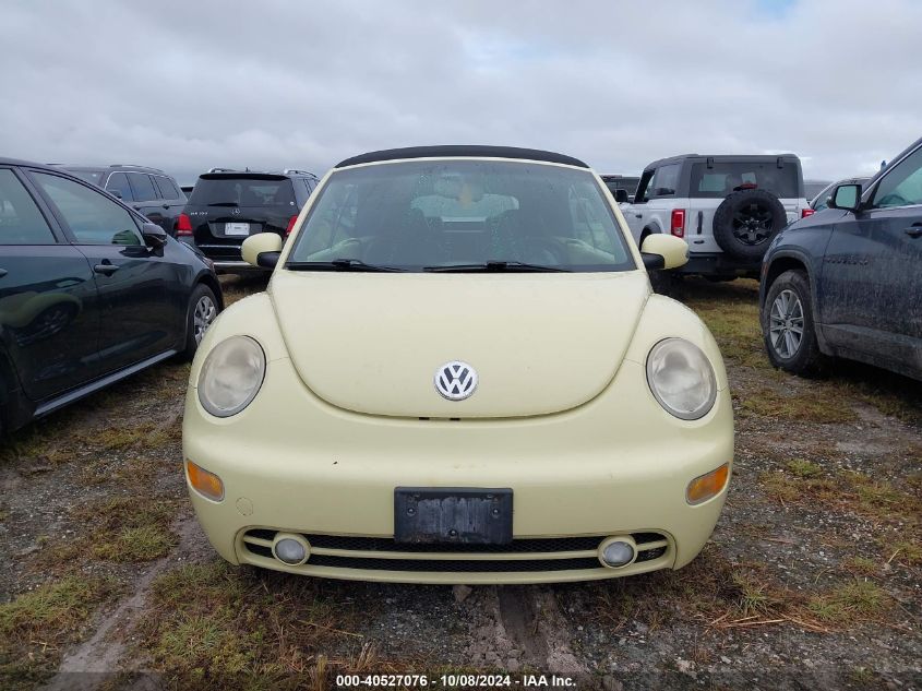 2003 Volkswagen New Beetle Gls 1.8T VIN: 3VWCD21Y03M321715 Lot: 40527076