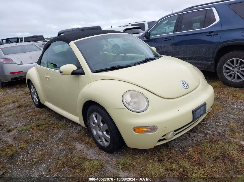 2003 Volkswagen New Beetle Gls 1.8T VIN: 3VWCD21Y03M321715 Lot: 40527076