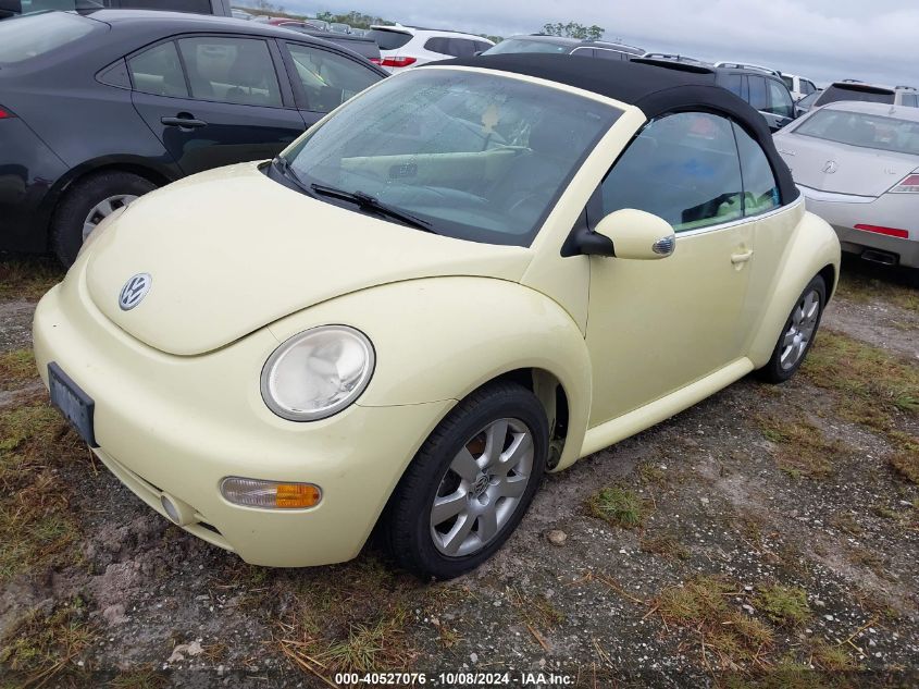 2003 Volkswagen New Beetle Gls 1.8T VIN: 3VWCD21Y03M321715 Lot: 40527076