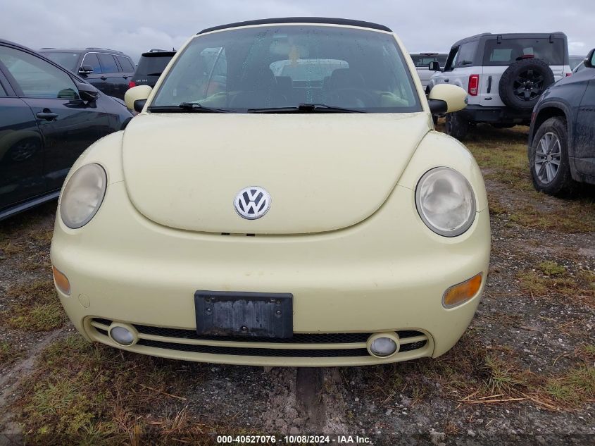 2003 Volkswagen New Beetle Gls 1.8T VIN: 3VWCD21Y03M321715 Lot: 40527076