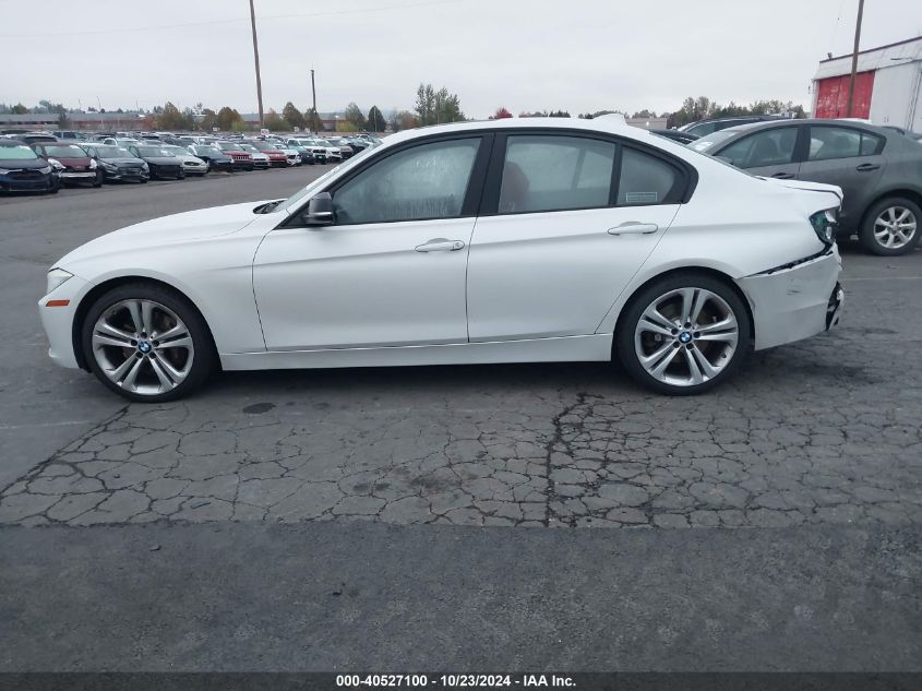 2014 BMW 335I VIN: WBA3A9C51EF478662 Lot: 40527100