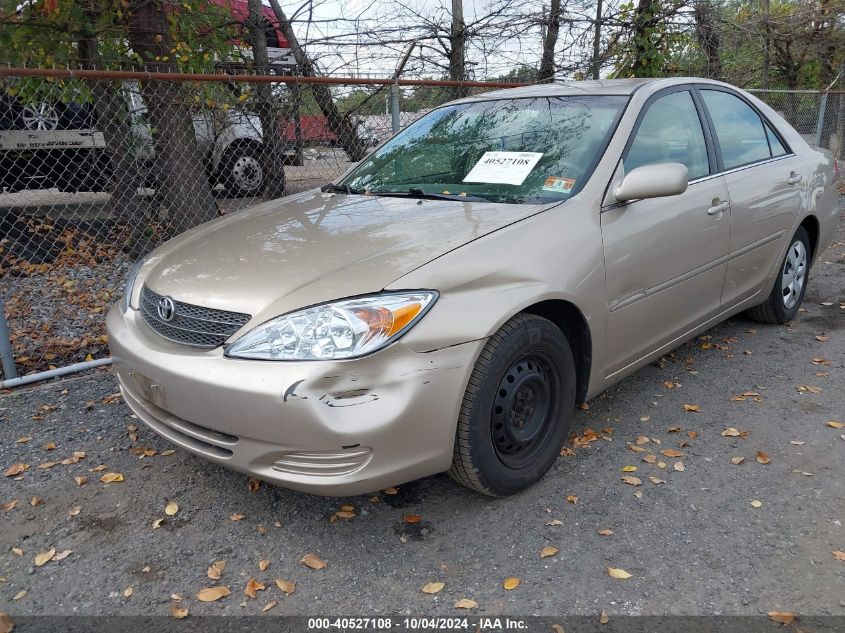 2003 Toyota Camry Le VIN: 4T1BE32K03U149639 Lot: 40527108