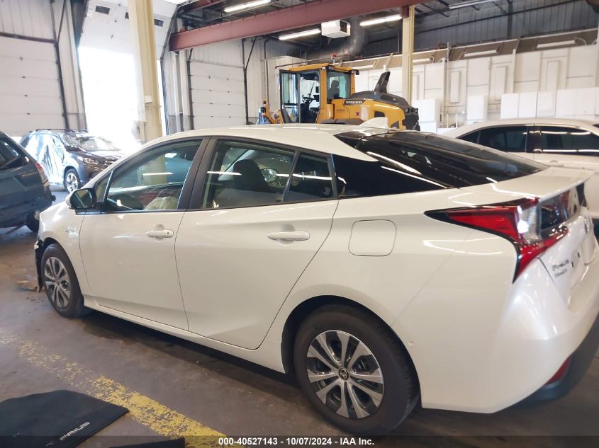 2021 Toyota Prius Le Awd-E VIN: JTDL9MFU1M3028916 Lot: 40527143