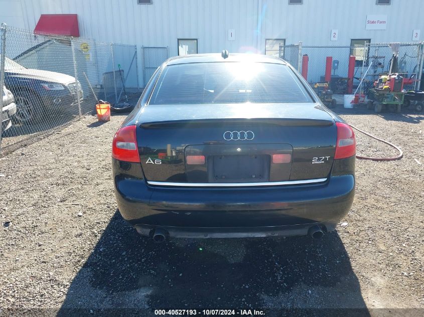 2004 Audi A6 2.7T S-Line VIN: WAUCD64BX4N056100 Lot: 40527193