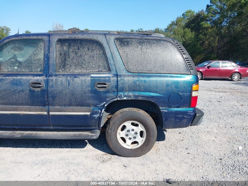 2005 Chevrolet Tahoe Ls VIN: 1GNEC13T75R258647 Lot: 40527194