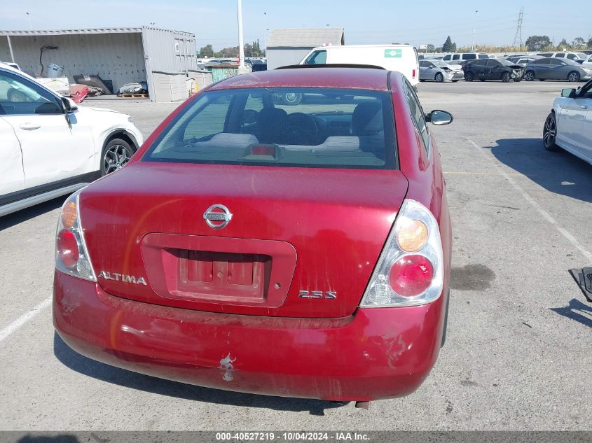 2003 Nissan Altima 2.5 S VIN: 1N4AL11D43C229759 Lot: 40527219