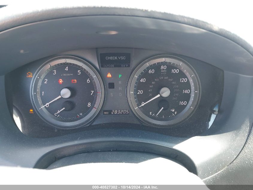 2008 Lexus Es 350 VIN: JTHBJ46GX82167228 Lot: 40527302