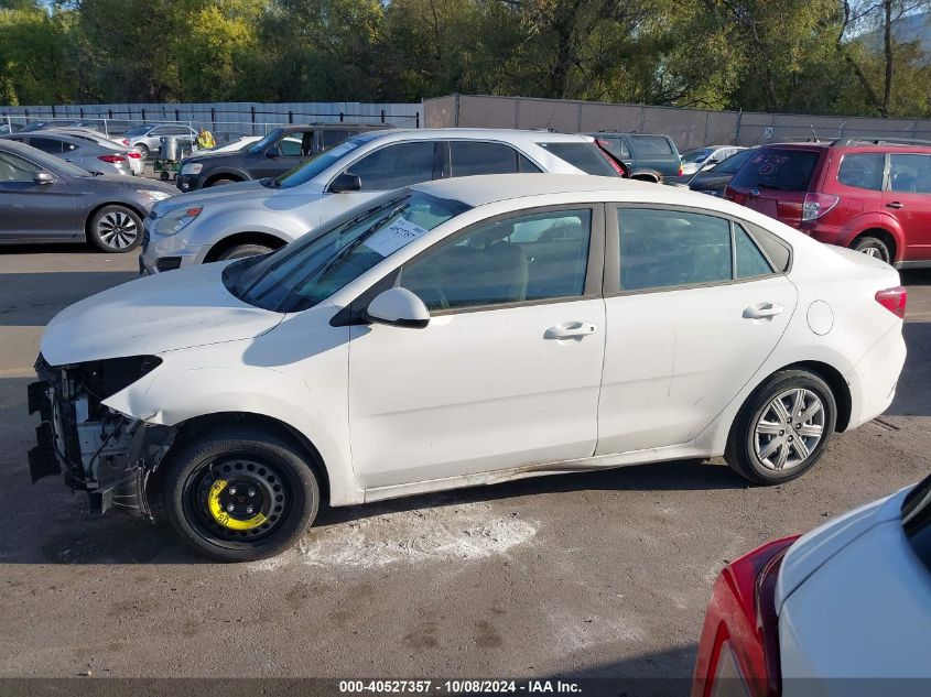 2022 Kia Rio Lx/S VIN: 3KPA24AD4NE498600 Lot: 40527357