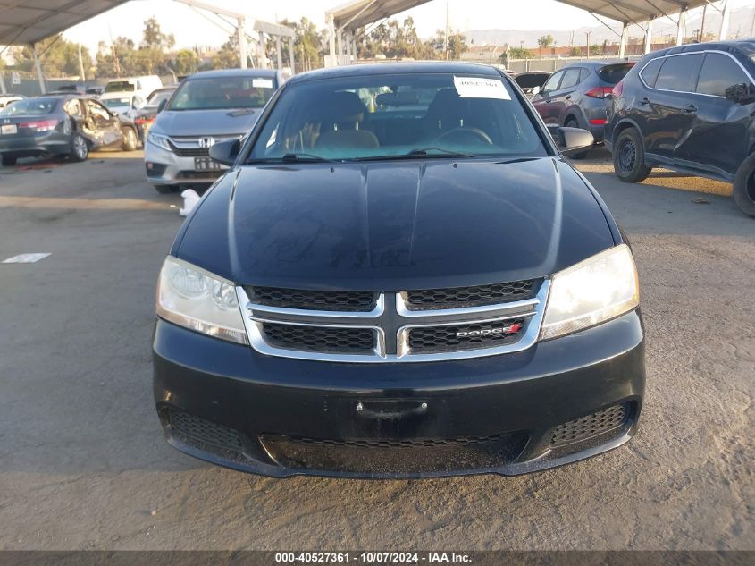 2013 Dodge Avenger Se VIN: 1C3CDZAB5DN518642 Lot: 40527361