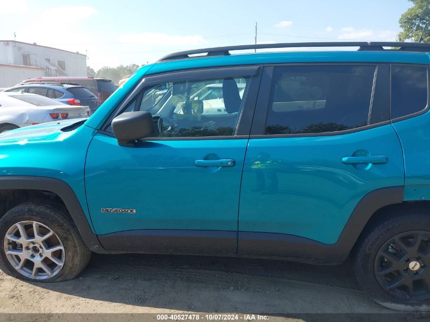 2022 Jeep Renegade Latitude 4X4 VIN: ZACNJDB10NPN93504 Lot: 40527478