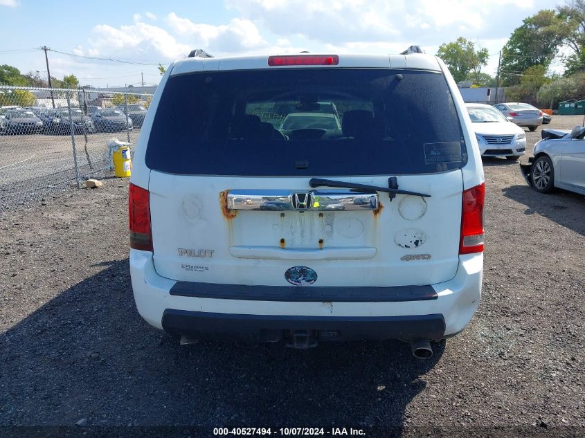 2011 Honda Pilot Ex-L VIN: 5FNYF4H58BB050495 Lot: 40527494