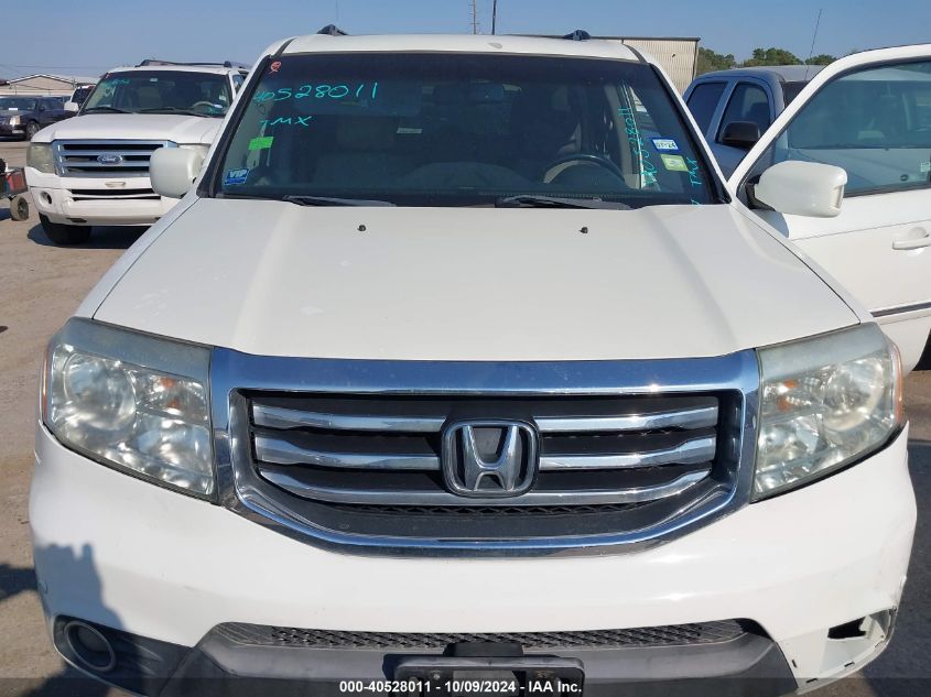 2012 Honda Pilot Touring VIN: 5FNYF3H92CB016535 Lot: 40528011