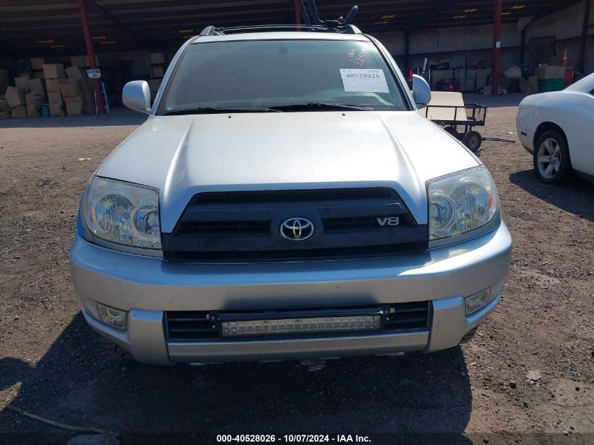 2004 Toyota 4Runner Limited V8 VIN: JTEBT17R240031102 Lot: 40528026