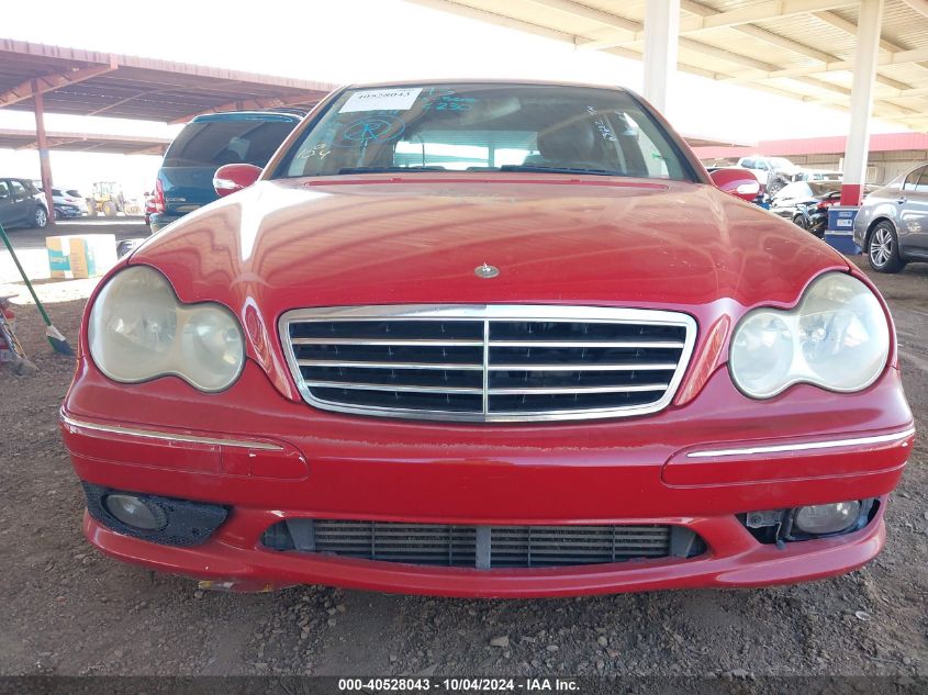 2005 Mercedes-Benz C 230 Kompressor Sport VIN: WDBRF40J85F631622 Lot: 40528043