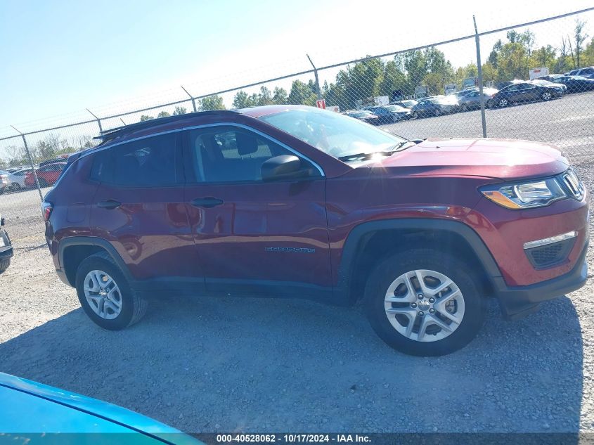 2021 Jeep Compass Sport 4X4 VIN: 3C4NJDAB4MT601964 Lot: 40528062