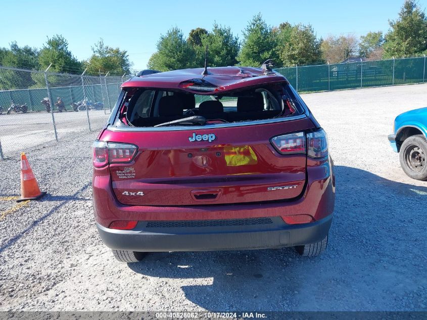 2021 Jeep Compass Sport 4X4 VIN: 3C4NJDAB4MT601964 Lot: 40528062