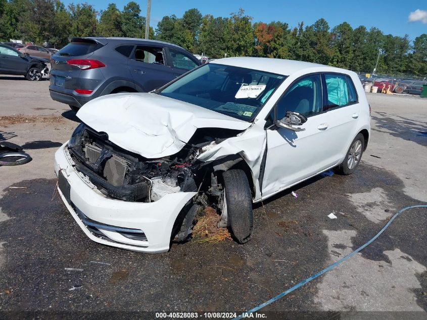 2019 Volkswagen Golf 1.4T S/1.4T Se VIN: 3VWG57AU2KM018409 Lot: 40528083