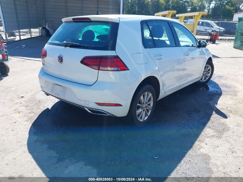 2019 Volkswagen Golf 1.4T S/1.4T Se VIN: 3VWG57AU2KM018409 Lot: 40528083