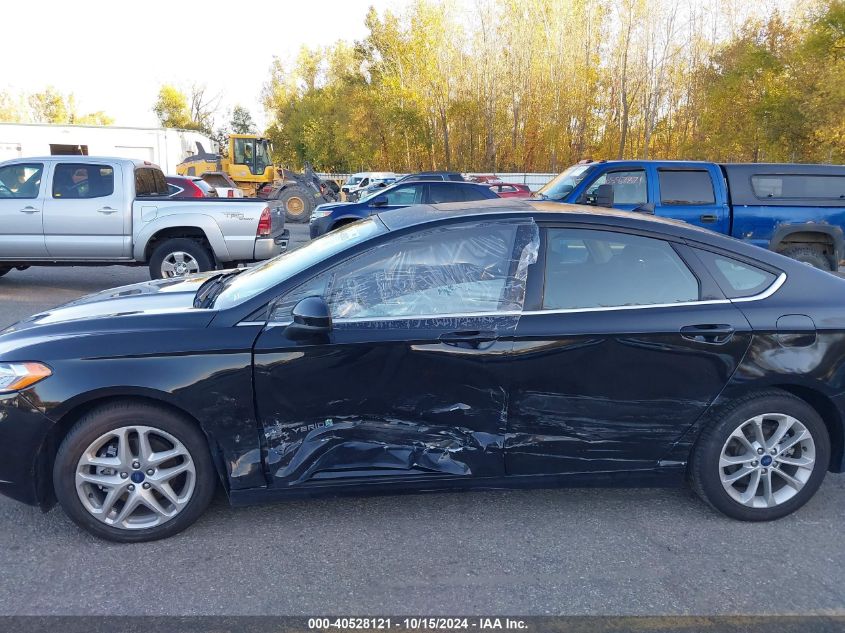 VIN 3FA6P0LU4KR262147 2019 Ford Fusion, Hybrid SE no.6