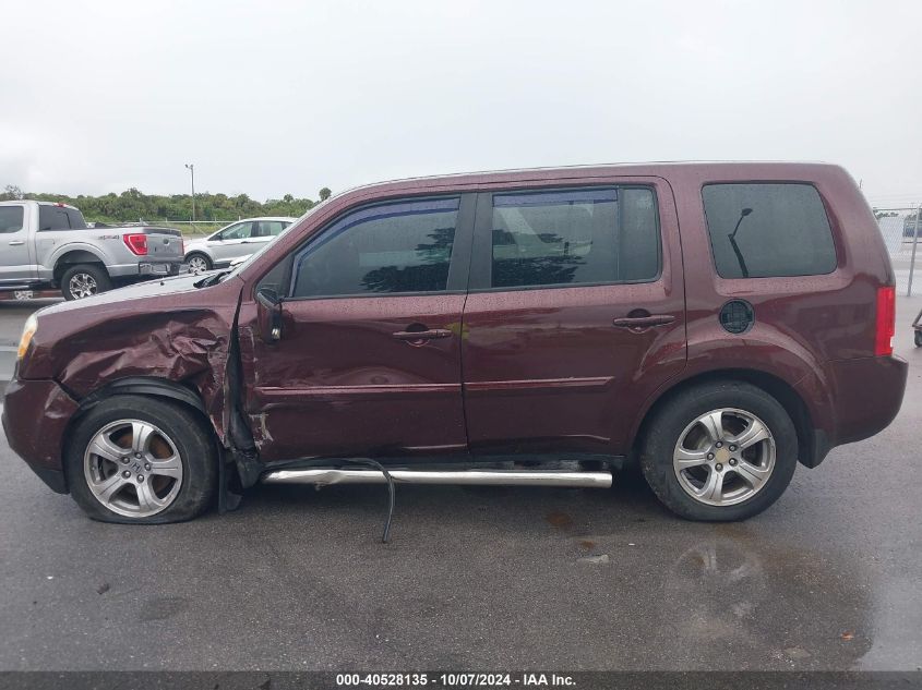 2015 Honda Pilot Ex-L VIN: 5FNYF3H56FB023490 Lot: 40528135