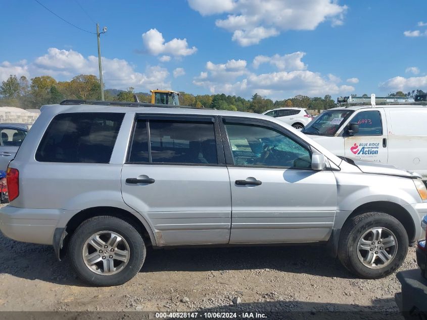 2004 Honda Pilot Ex VIN: 2HKYF184X4H575018 Lot: 40528147