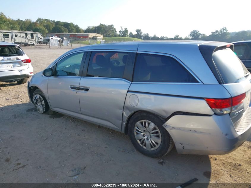 5FNRL5H2XEB110046 2014 Honda Odyssey Lx