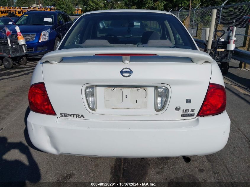 2005 Nissan Sentra 1.8S VIN: 3N1CB51D15L526561 Lot: 40528291