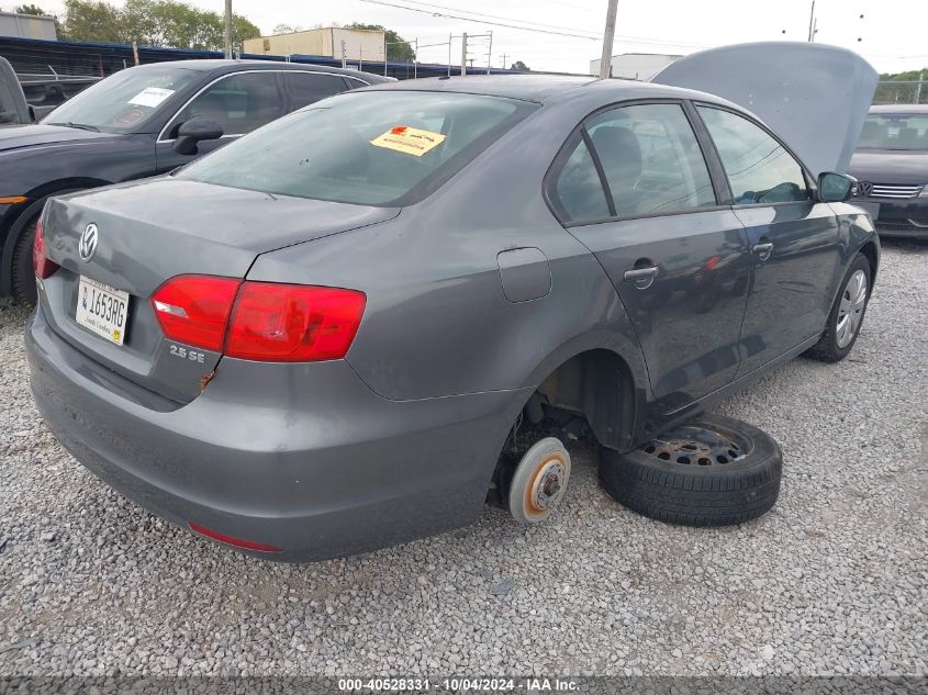 2012 Volkswagen Jetta 2.5L Se VIN: 3VWDP7AJ5CM335931 Lot: 40528331