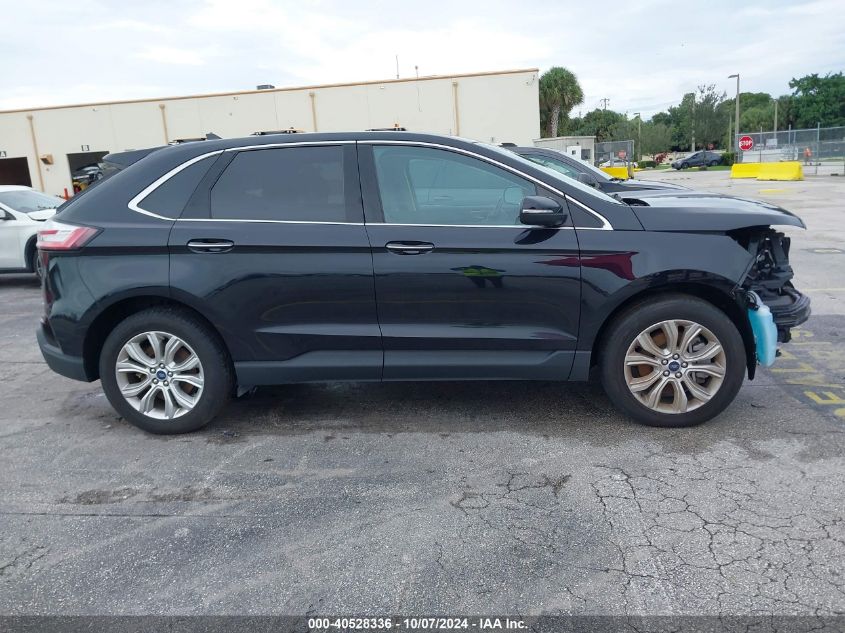 2021 Ford Edge Titanium VIN: 2FMPK4K95MBA20871 Lot: 40528336