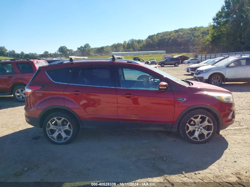 2017 Ford Escape Titanium VIN: 1FMCU9J9XHUA37687 Lot: 40528339