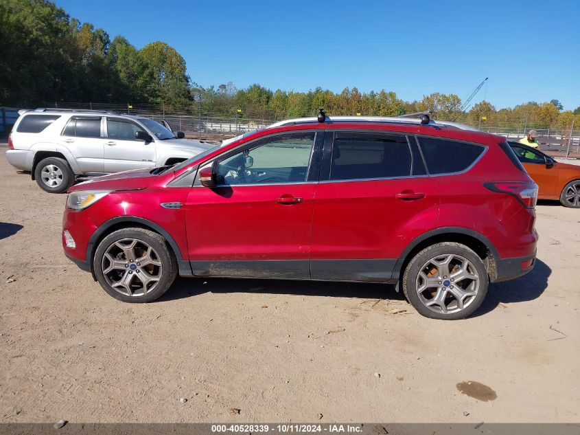 2017 Ford Escape Titanium VIN: 1FMCU9J9XHUA37687 Lot: 40528339