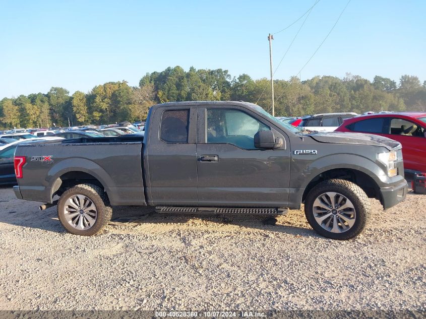 2017 Ford F-150 Super Cab VIN: 1FTFX1EFXHFA79372 Lot: 40528360