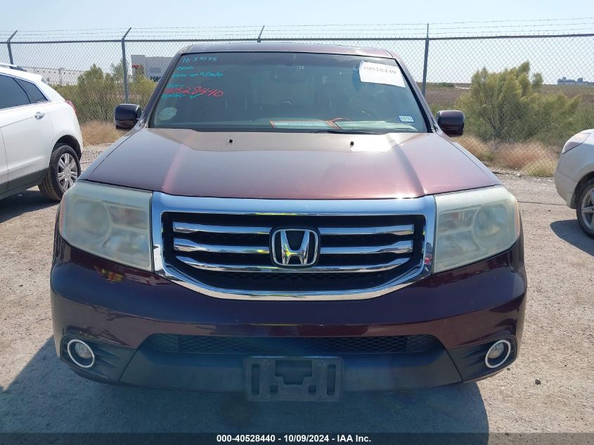 2013 Honda Pilot Exl VIN: 5FNYF3H53DB005333 Lot: 40528440